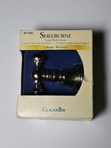 NOS Glacier Bay Shelburne Single Knob Robe Hook in Gold NIB 477 620 - $11.88