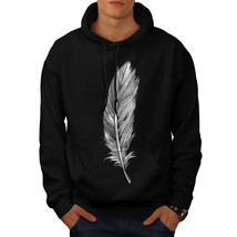 Elegant Feather Sweatshirt Hoody Painting Men Hoodie - £16.58 GBP