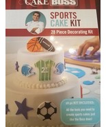 Cake Boss Sports Cake Kit 28-piece Decorating Kit - New in Box - Buddy V... - $581.94 MXN