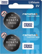 Renata CR2032 Batteries - 3V Lithium Coin Cell 2032 Battery (2 Count) - £11.95 GBP
