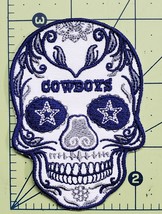 Houston Texans Sugar Skull NFL Football Embroidered Iron On Patch - £9.77 GBP+