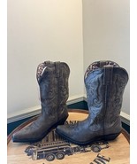 NIB Laredo Women&#39;s Access Western Boot, Black/Tan/Cheetah, Wide Width, s... - $2,182.98 MXN