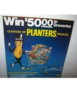 Mr Peanut Vintage 1985 Contest Coupon Planters Nuts Mister Peanuts Shopp... - £11.75 GBP