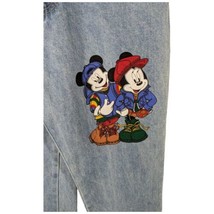 Mickey Unlimited Jeans with Minnie Youth sz 14 (24x28) Denim 90s Disney ... - $198.00