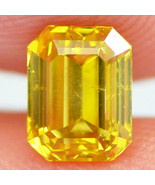 Loose Emerald Shape Diamond Fancy Yellow Color 1.03 Carat VS2 Certified ... - £1,058.53 GBP