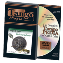 Magnetic Coin Walking Liberty (w/online instrucions) (D0136) by Tango Magic - £72.09 GBP