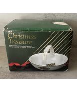 Jamestown China Christmas Treasure Porcelain Basket w/ Handle Tree Desig... - $179.15 MXN