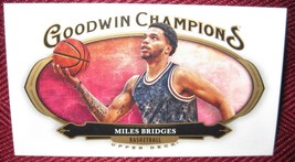 2020 Upper Deck Goodwin Champions Mini #98 Miles Bridges Charlotte Hornets - £3.93 GBP