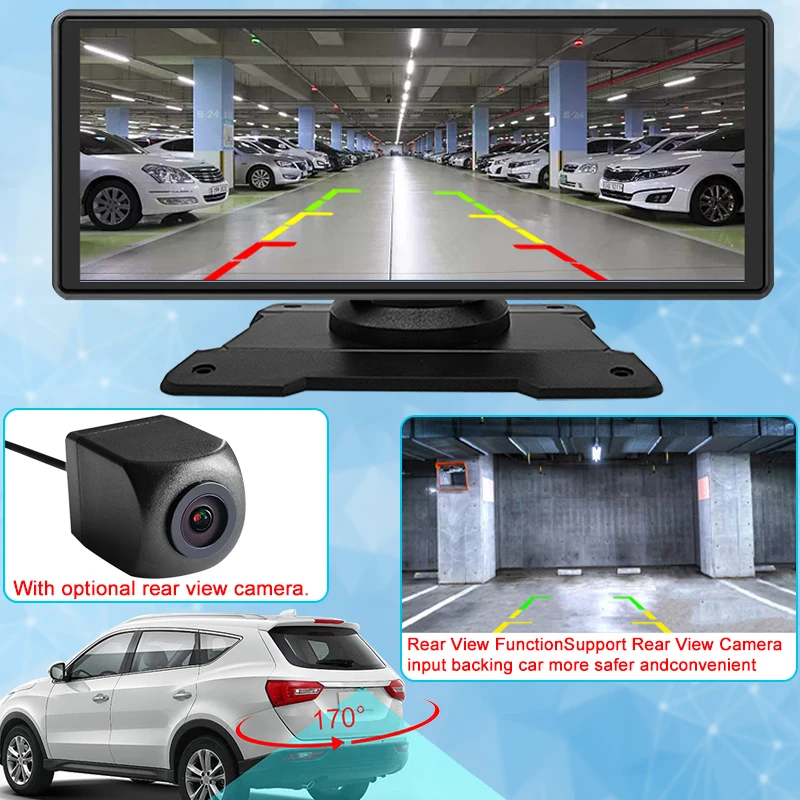  10 26inch car touch screen wireless carplay android auto bluetooth mp5 fm receiver car thumb200