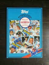 Vintage 1987 Milwaukee Brewers Topps Baseball Cards Surf Book - £5.20 GBP