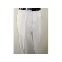 Mens INSERCH 2pc Walking Leisure Suit Shirt Pants Set Short Sleeves 9356 White image 3