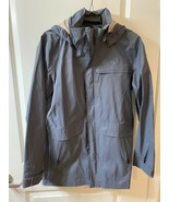 Mountain Hardwear Men&#39;s Small Burdock Soft Shell Hooded Jacket Gray - £66.02 GBP