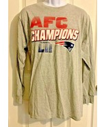 New England Patriots Men&#39;s Shirt sz Large LongSleeve Superbowl LII Champ... - £19.28 GBP