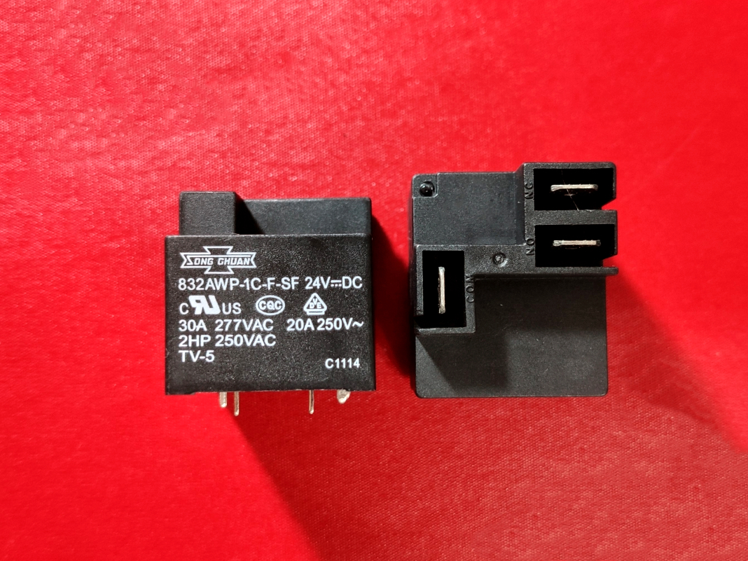 1pc SONG CHUAN 852 WP 1A C 24VDC Power Relay 4Pins 25A 250V #WD6