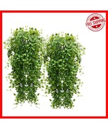 33-inch Artificial Hanging Plants - 4pcs UV Resistant Faux Ivy Greenery ... - $726.21 MXN