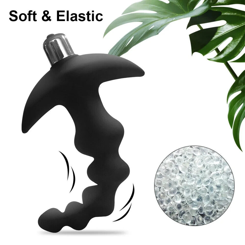 TLUDA Anal Beads Sex Toy Vibrating Butt Plug Anal Plug Vibrator for Wome... - $10.39