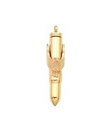 Rose Gold Plated Stainless Eagle Bullet Pendant - £15.41 GBP