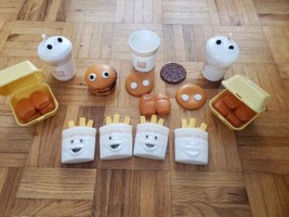 Vintage 1988 McDonald&#39;s Play Food Happy Meal Fries, Burger, Chicken Mcnuggets - £69.68 GBP