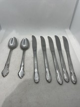Lot Of 7 Oneida Northland Musette Stainless Burnished Korea Silverware F... - $14.84