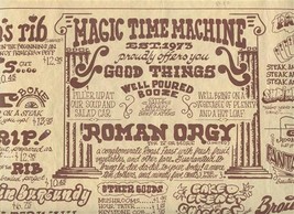 Magic Time Machine Proudly Offers You Good Things Menu 1980 - £29.49 GBP