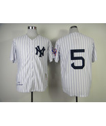 Yankees #5 Joe DiMaggio Jersey Old Style Uniform White Stripe - $45.00