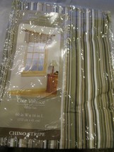 Home Trends Chino Stripe Window Valance Brand New - £7.85 GBP