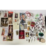 Bulk Lot Religious Catholic Items Mixed Rosaries Pendant Figurines Pamph... - £32.57 GBP