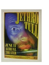 Jethro Tull  Poster Concert Face Shot - £7.07 GBP