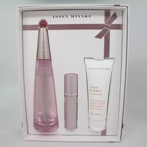 L&#39;eau D&#39;issey FLORALE by Isssey Miyake 3 Pc Set: 0.33 &amp; 3.0 oz EDT Spray&amp; Lotion - $108.89