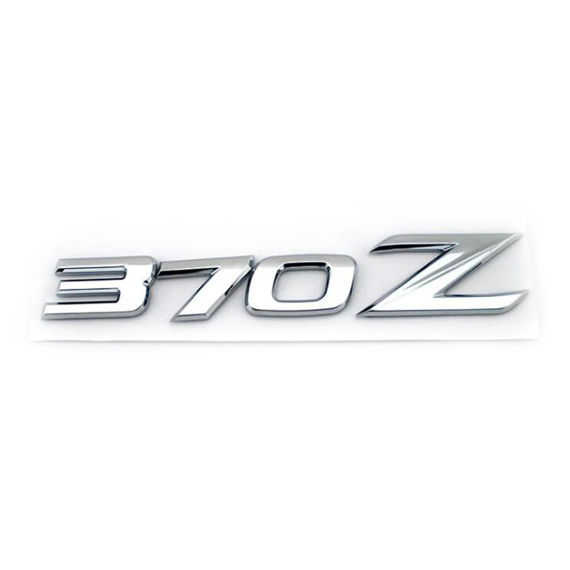 For 370Z ABS Chrome With Black Rear Emblem Logo  Sticker Car Styling - $69.06