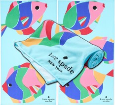 Set of 3 Matching Kate Spade Collectible 34&quot;x 64&quot; Plush Beach Towels Tro... - £62.92 GBP