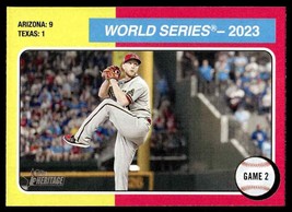 2024 Topps Heritage World Series-2023  Game 2 Diamondbacks Rangers #462 - £1.43 GBP