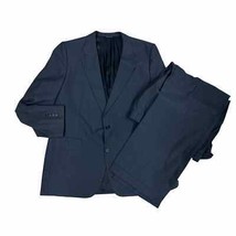 VTG Mens Burberry Suit Boyds Philadelphia Steel Blue Wide Pinstripe Wool... - $392.04