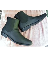 Vintage Cole Haan Leather PADDOCK BOOTS waterproof Black Ankle-w/elastic... - €63,35 EUR