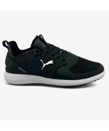 PUMA Ignite Pwradapt Caged Black Silver Mens Wide Waterproof Golf Shoes - £56.38 GBP