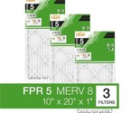 HDX 10 in. x 20 in. x 1 in. Standard Pleated Air Filter FPR 5, MERV 8 (3... - $11.83
