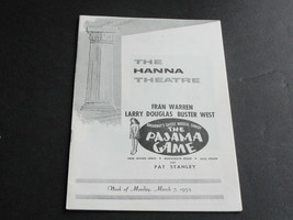 1955 Original Playbill-The PAJAMA GAME Hanna Theatre, Fran Warren, Larry Douglas - £14.54 GBP