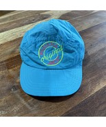 Vintage 90s Panama Jack Original Nylon 5 Panel Hat Vtg USA Made Bright Blue - $22.43 CAD