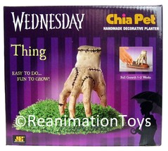 Addam’s Family Thing Hand Chia Pet Decorative Pottery Planter Plants w/S... - $24.99