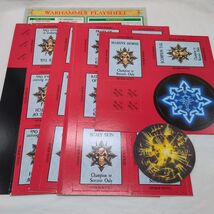 (42) Warhammer Realm Of Chaos Spell Cards Rewards Game Counters + - €50,90 EUR