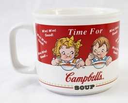 VINTAGE 1998 Time For Campbell&#39;s Soup Mmm Mmm Good Ceramic Mug - £11.83 GBP