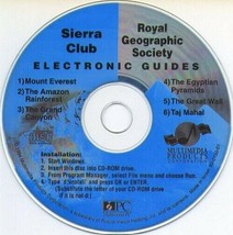 Sierra Club Electronic Guide CD-ROM for Windows - NEW CD in SLEEVE - $3.98