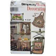Simplicity Sewing Pattern 9817 Kitchen Covers Seat Pads Apron Table Cove... - $9.08