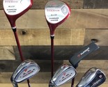 DEMO Left Handed Juniors Players Golf Set Driver Woods Irons Putter 5743... - $235.15