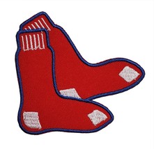 Boston Red Sox World Series MLB Baseball Embroidered Iron On Patch Socks - $109.54 MXN+