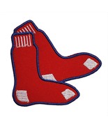Boston Red Sox World Series MLB Baseball Embroidered Iron On Patch Socks - $8.17 CAD+