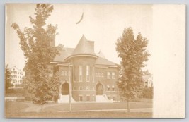 RPPC Southbridge MA Marcy St Grammer School c1905 Real Photo Postcard B47 - $14.95