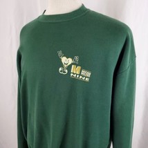 Vintage Micro Milers M Nine Sweatshirt XL Green Crew Neck Jerzees 50/50 ... - $16.99