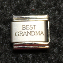 Pugster Best Grandma Stainless Steel Italian Charm Link - £10.67 GBP