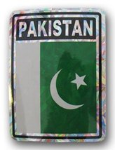 AES Wholesale Lot 12 Country Pakistan Reflective Decal Bumper Sticker - $18.88